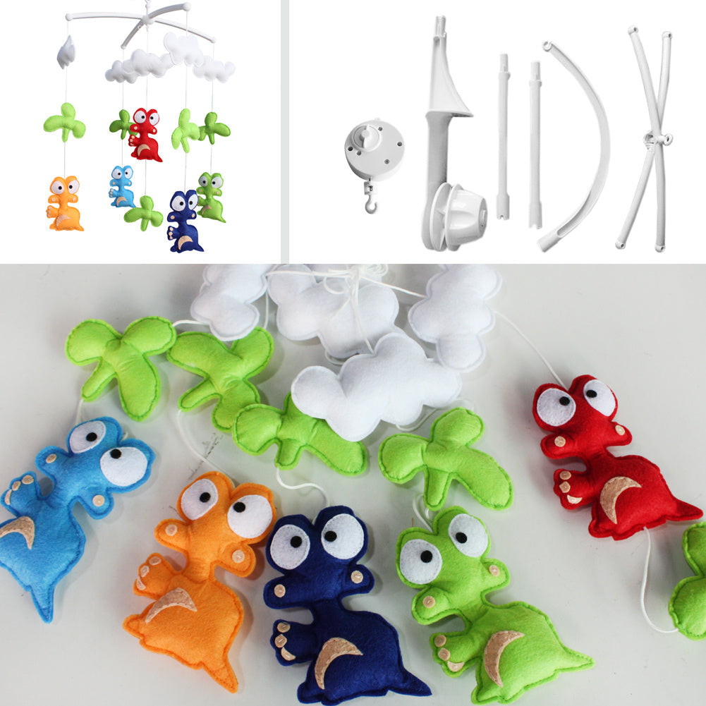 Colorful Dinosaur Baby Crib Mobile