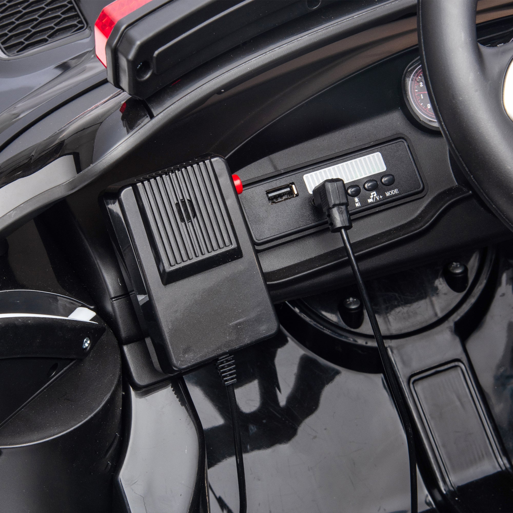 Dodge Charger 12V Kids Ride-On Police Car with Remote Control