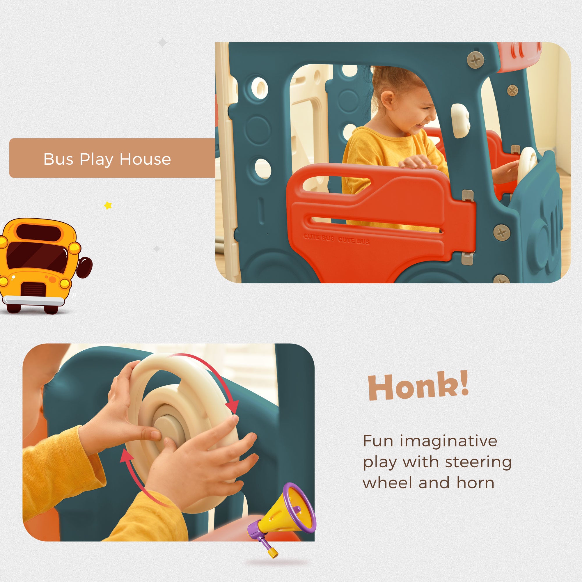 Red Bus Play Structure