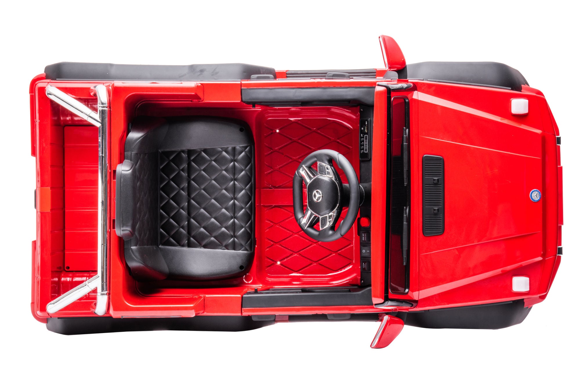 Mercedes-Benz 6-Wheel Electric Kids Ride-On Car with Remote Control (red)