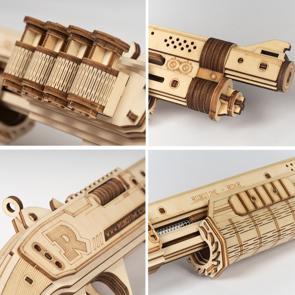 ROKR Wooden Shotgun Puzzle Kit