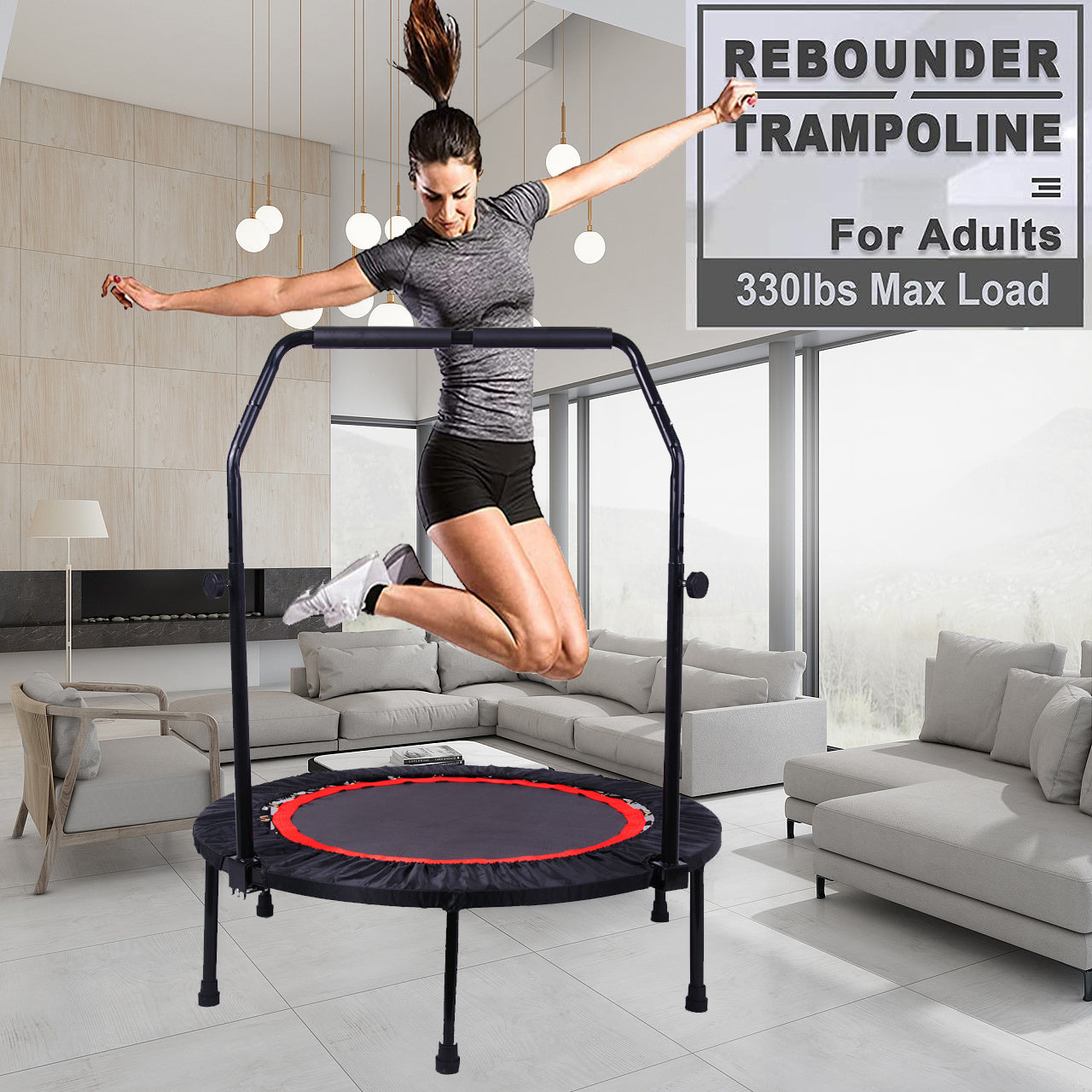 40-Inch Mini Exercise Trampoline