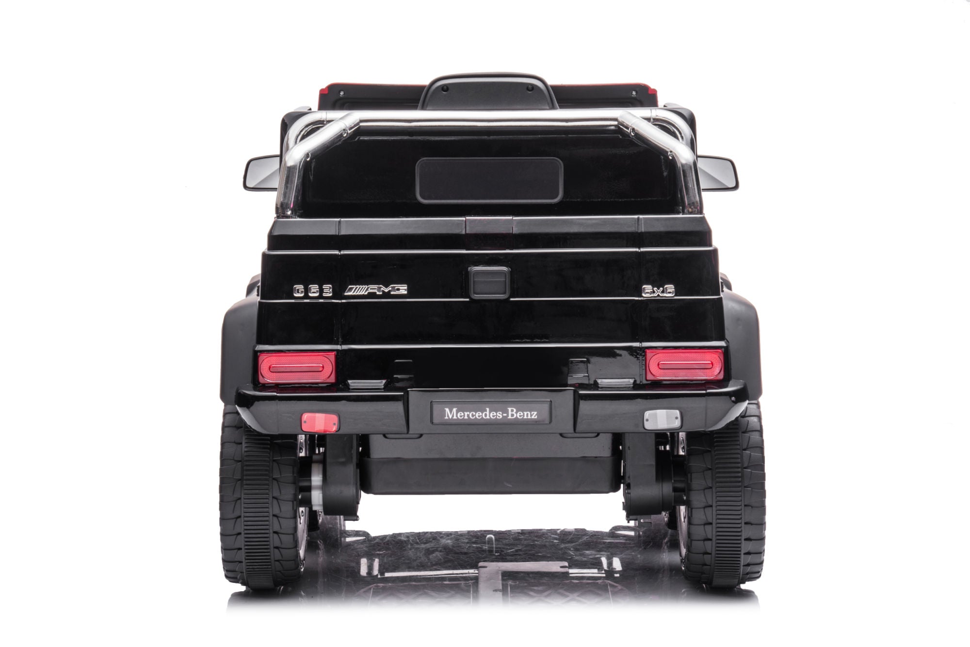 Mercedes-Benz 6-Wheel Electric Kids Ride-On Car with Remote Control (black)