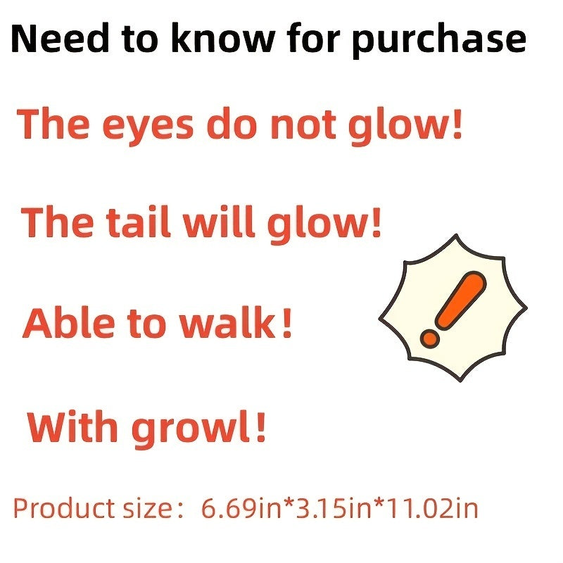 Electric T-Rex Dinosaur with LED