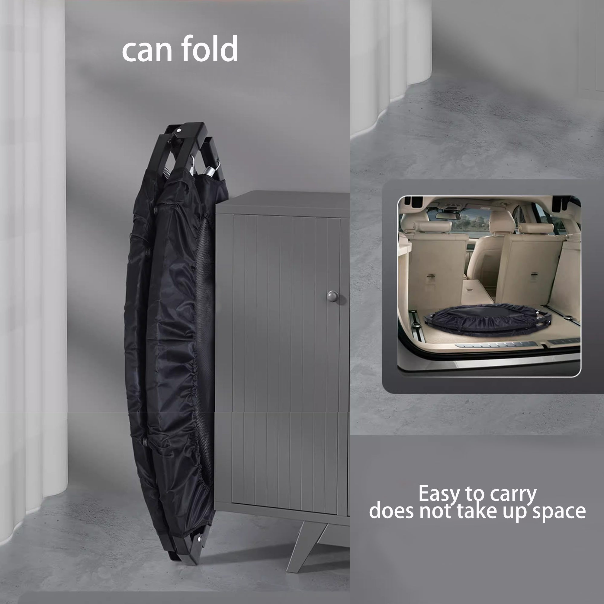 40-Inch Mini Exercise Trampoline (Black)