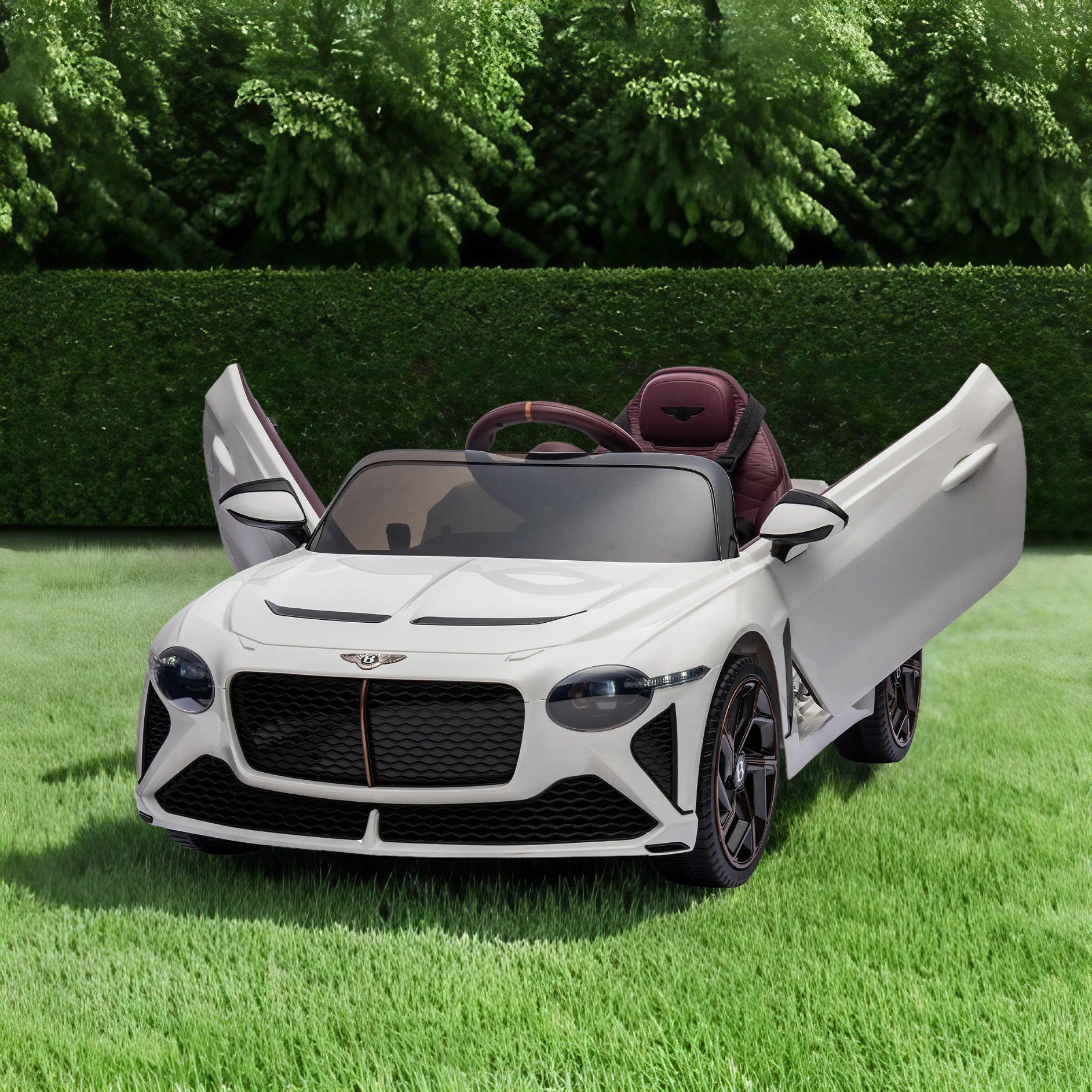 Bentley Mulsanne 12V Kids Ride-On Car with Remote Control (white)
