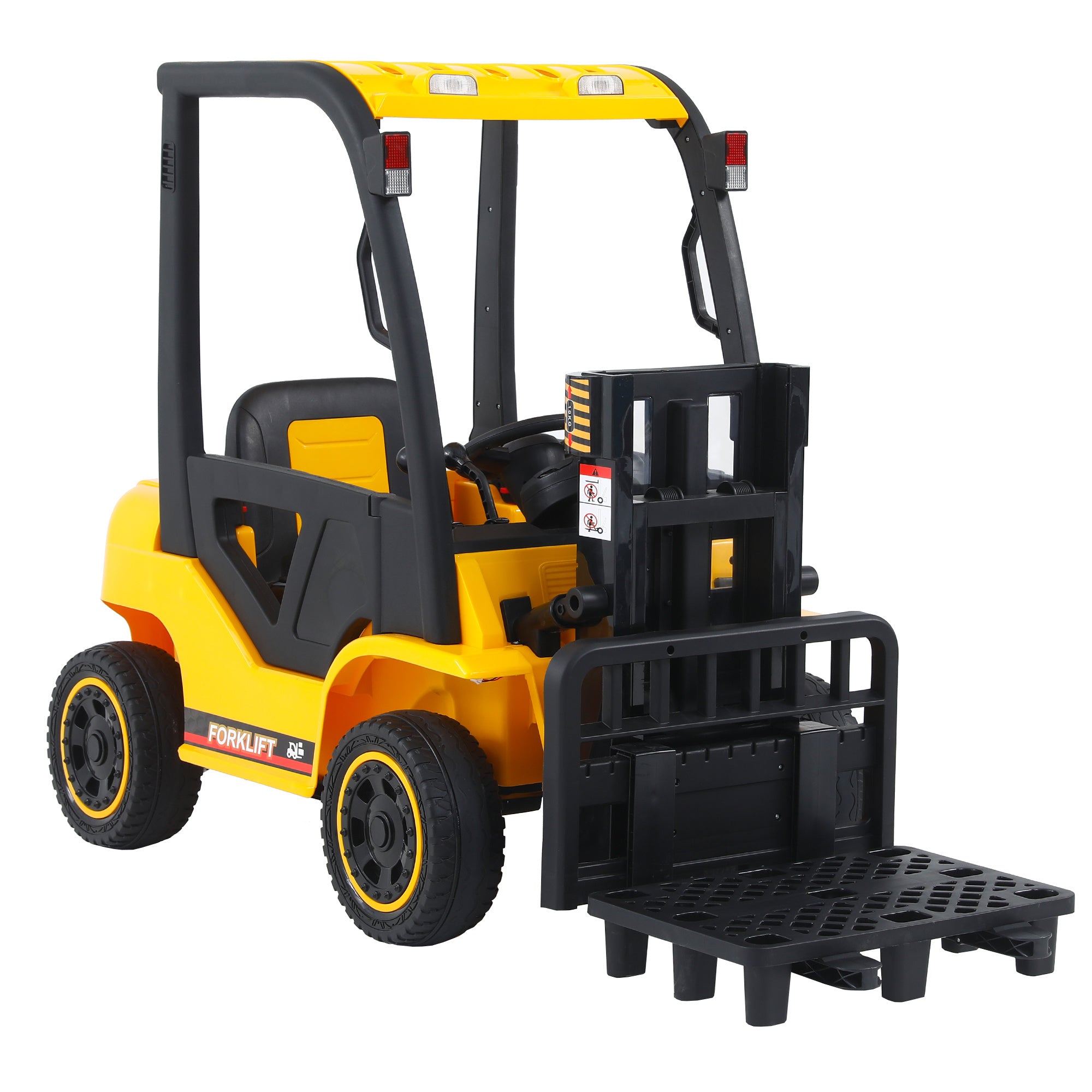 12V7A Electric Forklift Ride-On Car for Kids with Remote Control