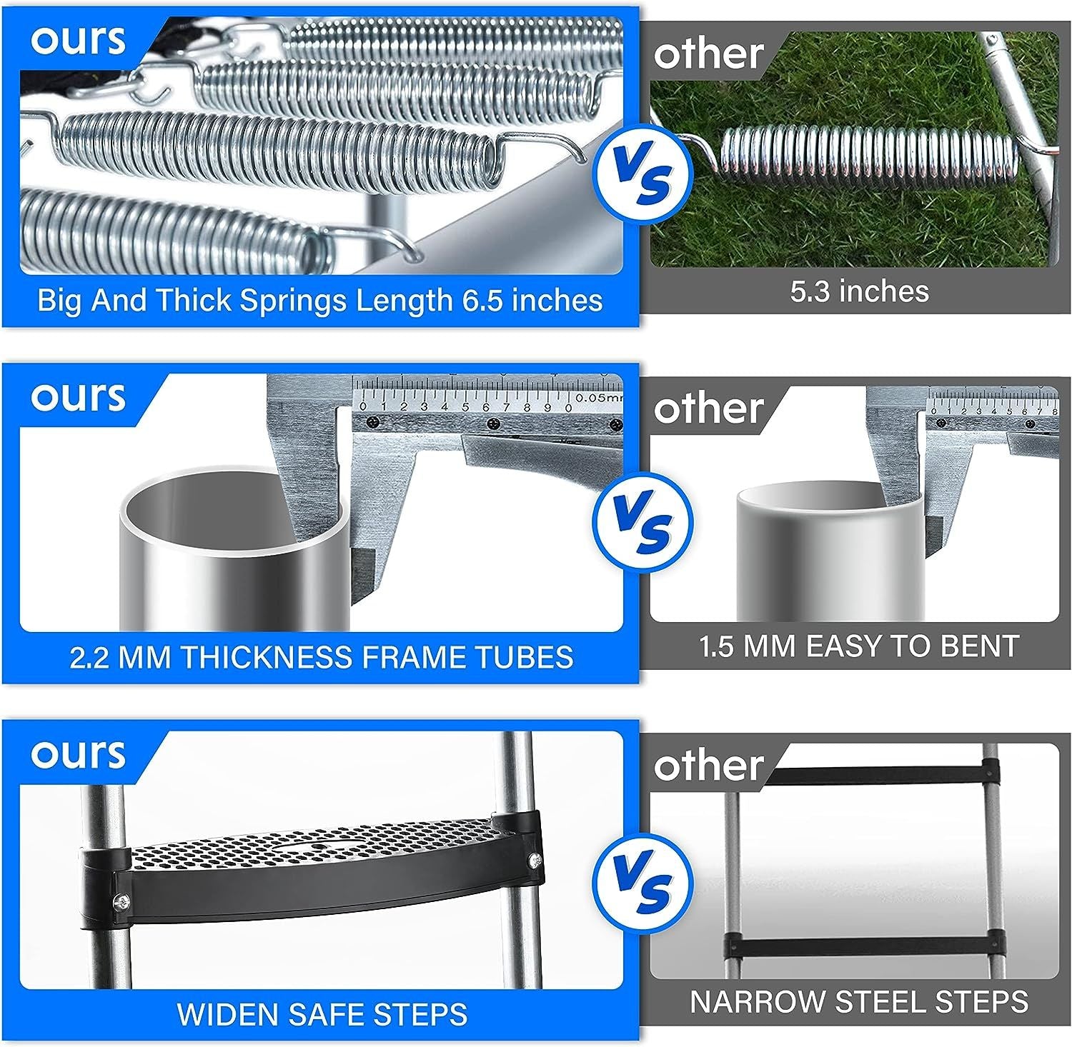 12FT Trampoline with Strong Safety Net