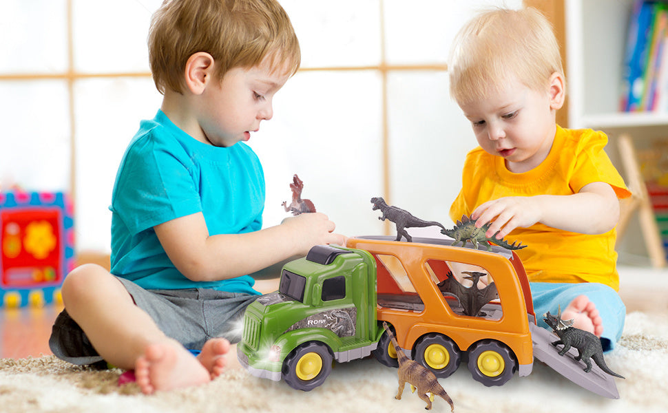 Dinosaur Car Transport Truck