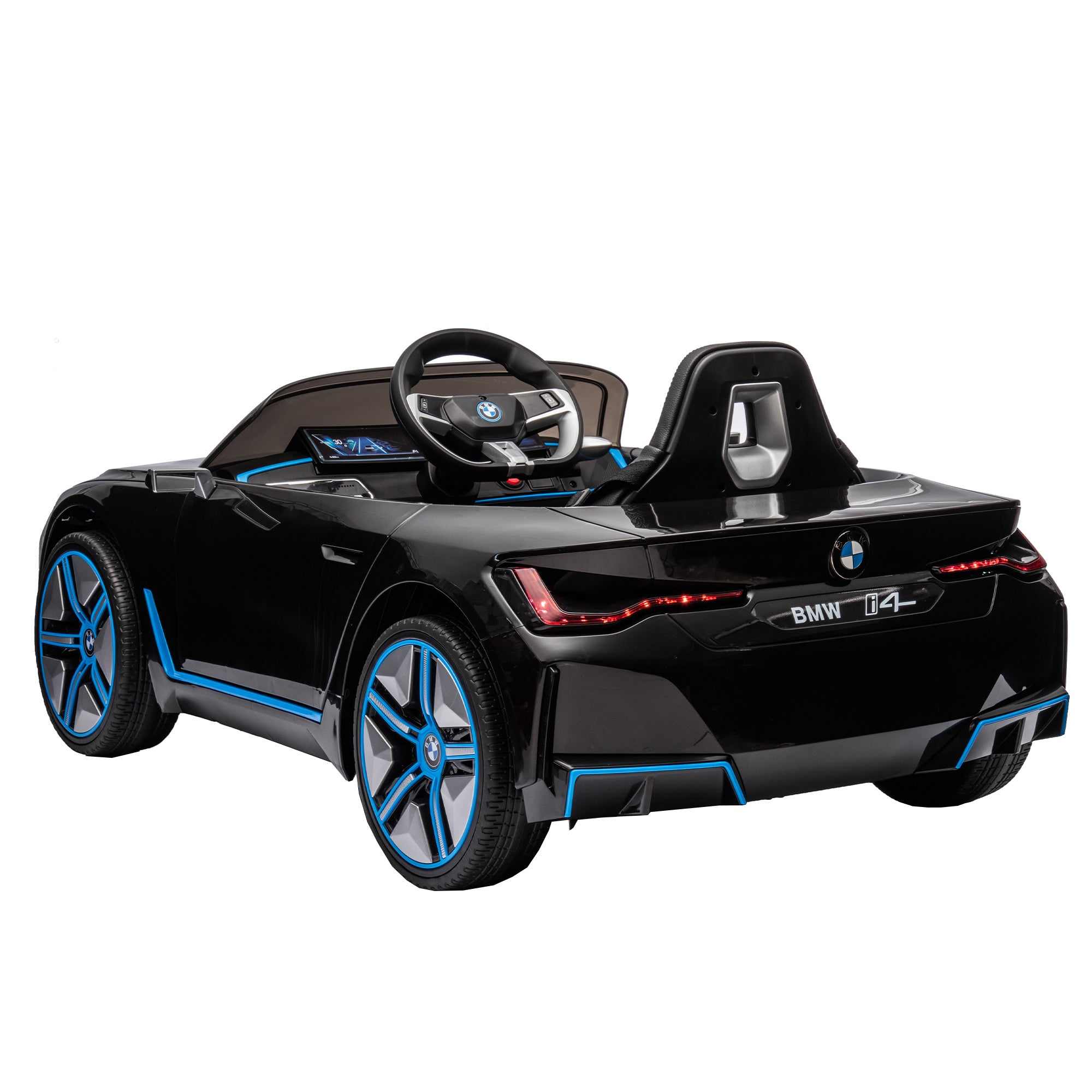 BMW I4 12V Kids Ride-On Car with Remote Control (black)