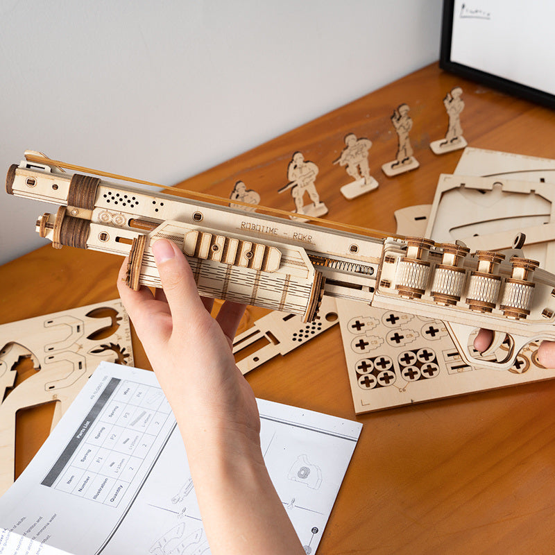 ROKR Wooden Shotgun Puzzle Kit – leotoystore.com