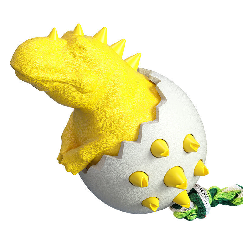 Dinosaur Egg Dog Toothbrush Toy