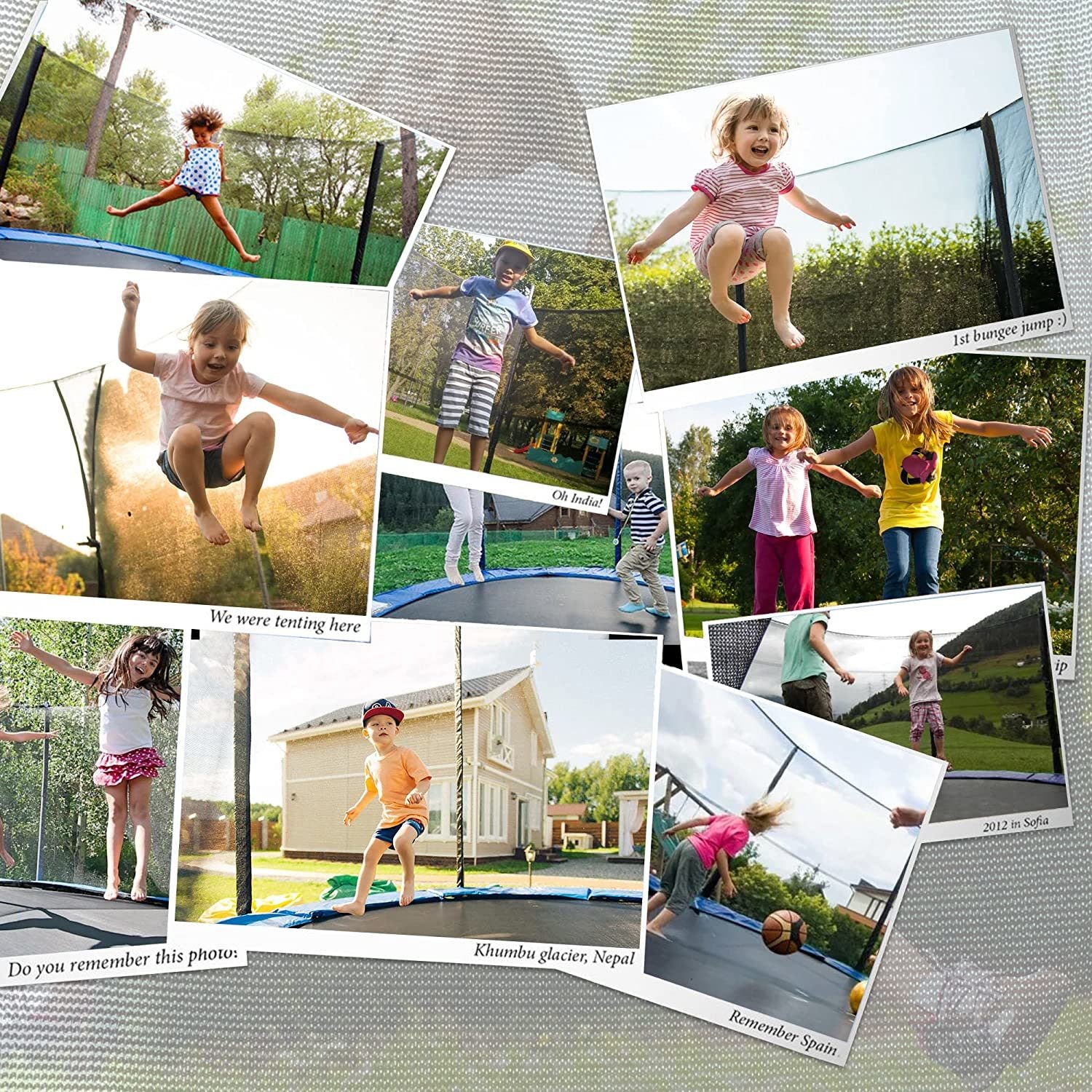 8FT Trampoline Combo with Safety