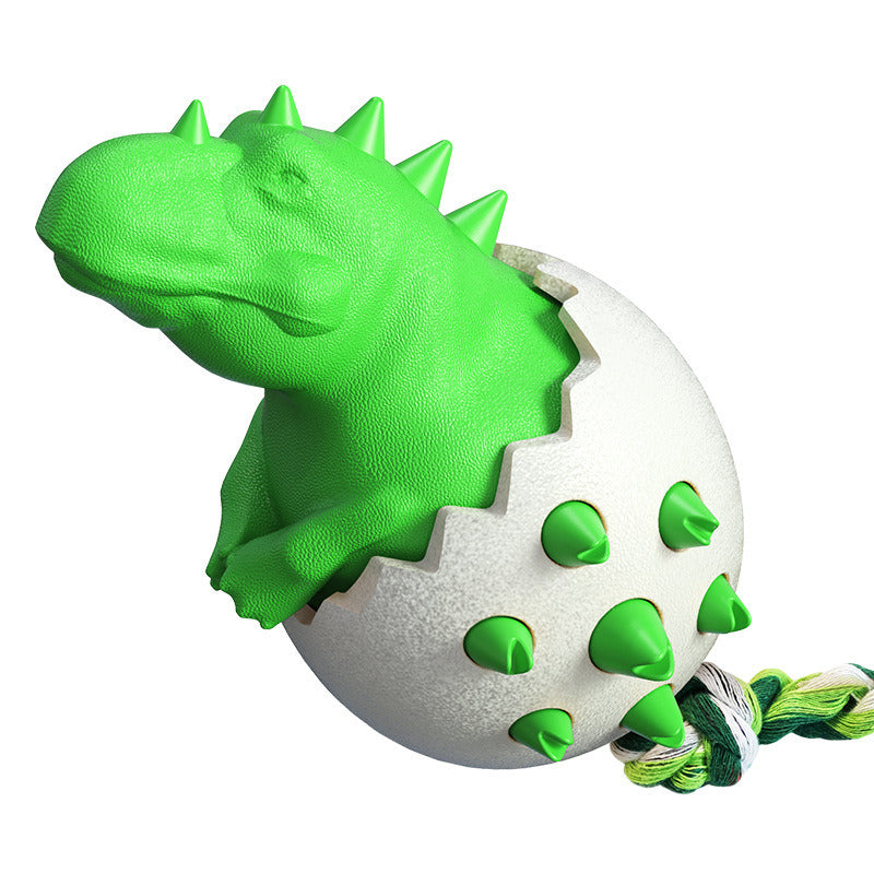 Dinosaur Egg Dog Toothbrush Toy