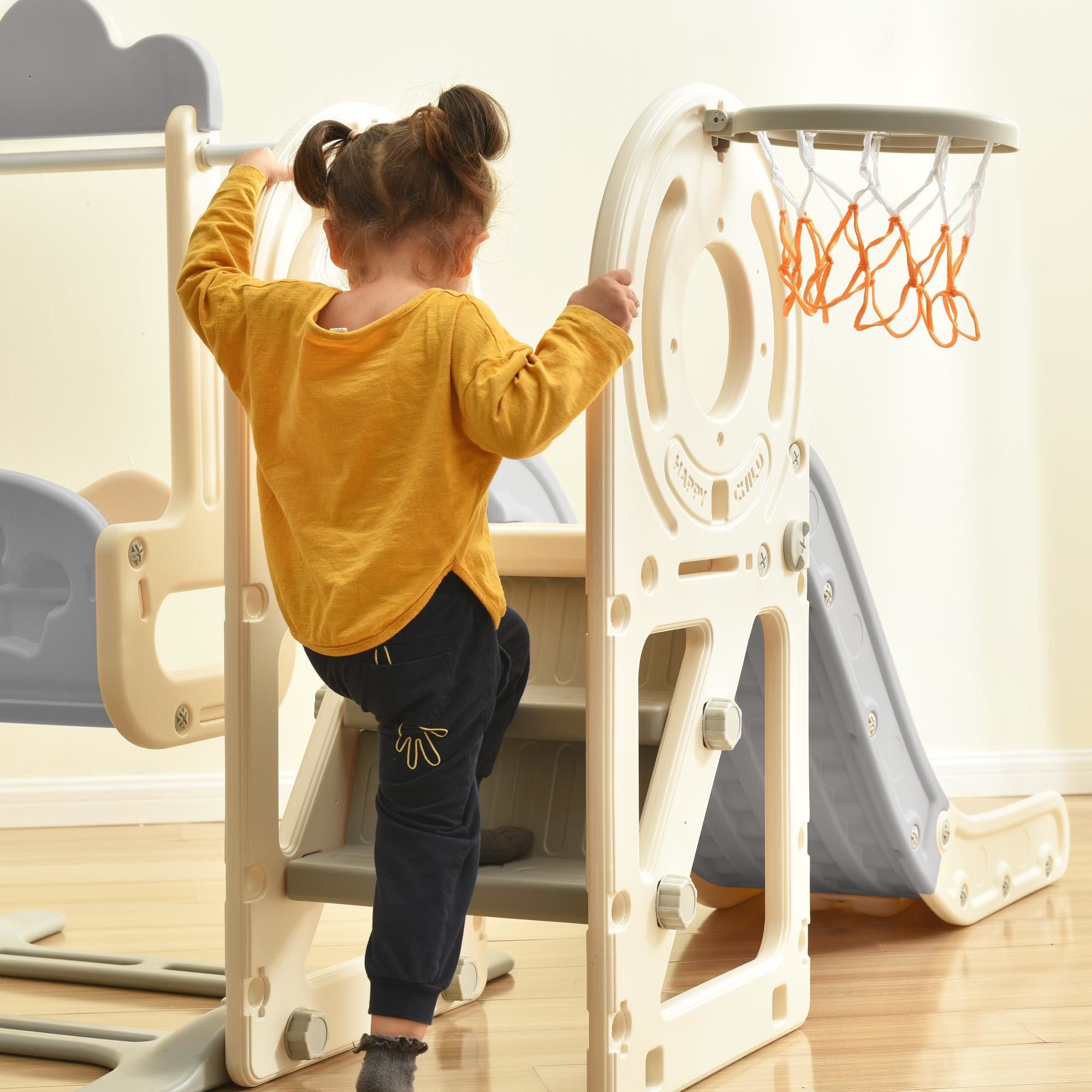 Kids' Gray Bus Play Structure