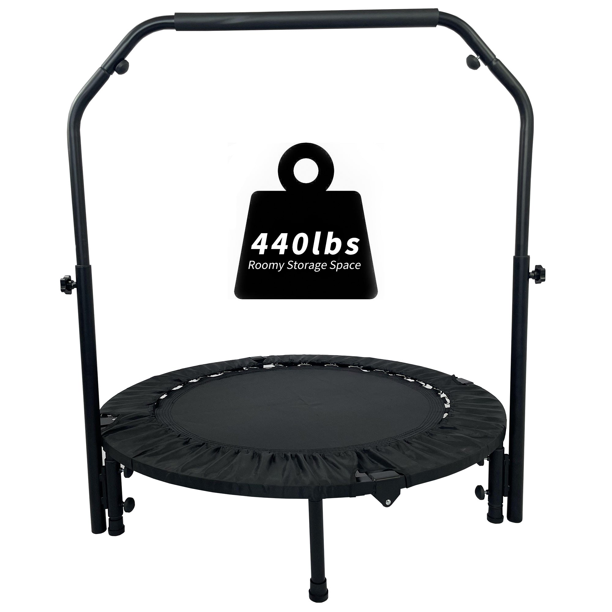 40-Inch Mini Exercise Trampoline (Black)