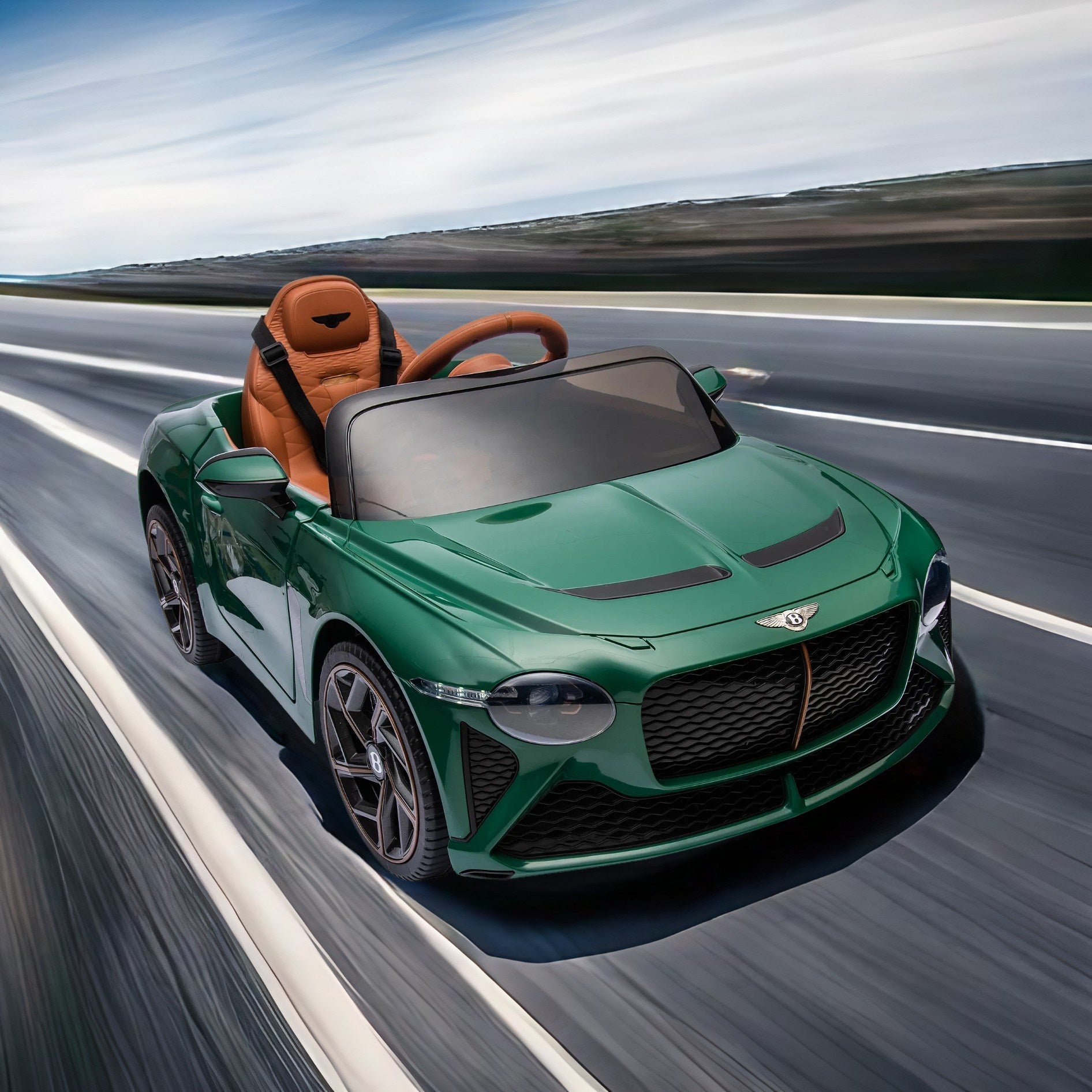 Bentley Mulsanne 12V 7A Kids Ride-On Car with Remote Control (Green)