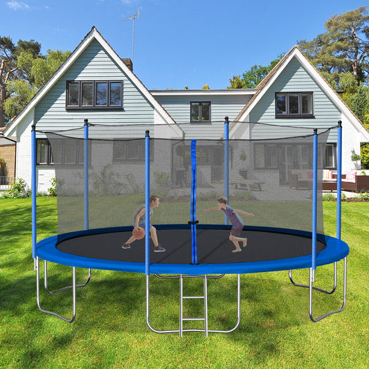 14FT Trampoline with Safety Enclosure