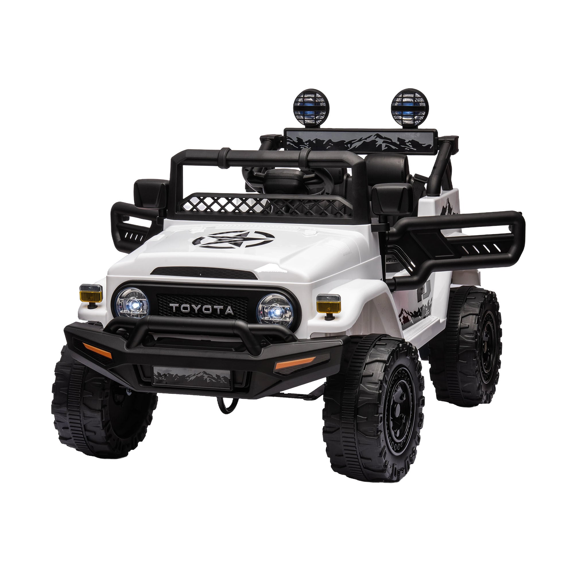 Toyota FJ Cruiser 12V Kids Ride-On Car with Remote Control