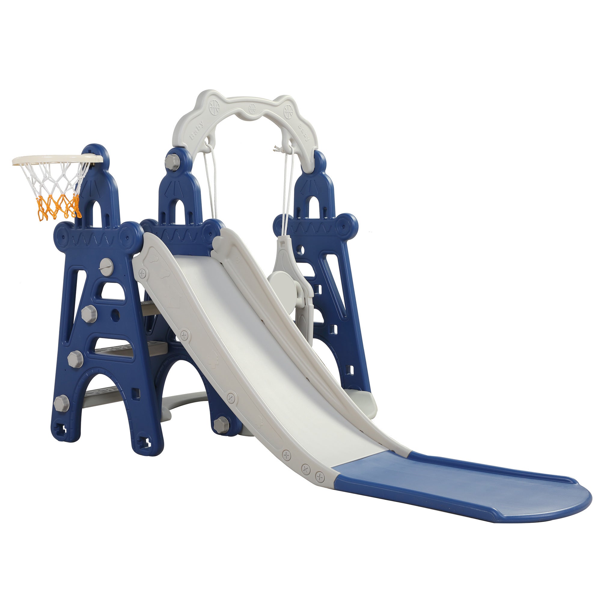 3-in-1 Children's Slide Swing Set