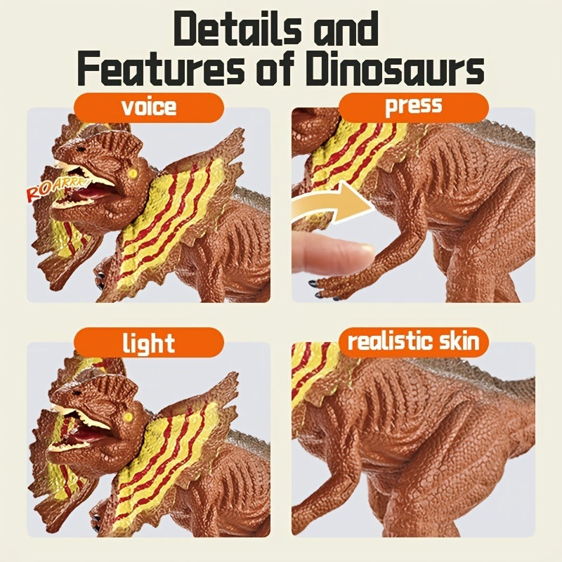 Hand Press Dinosaur Toy Set