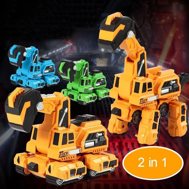 Transforming Dino-Excavator Toy
