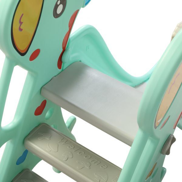 Extra-Long Slide and Swing Playset