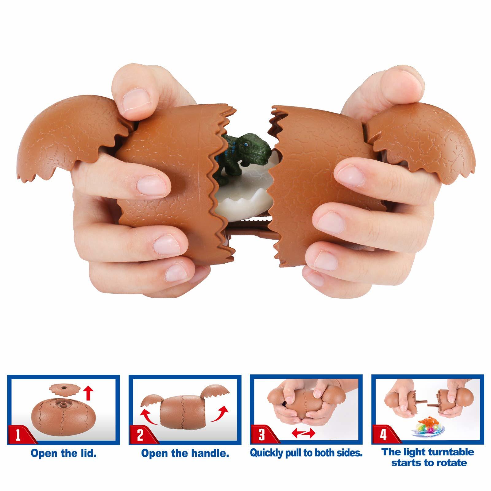 Spinning Dinosaur Egg Toys