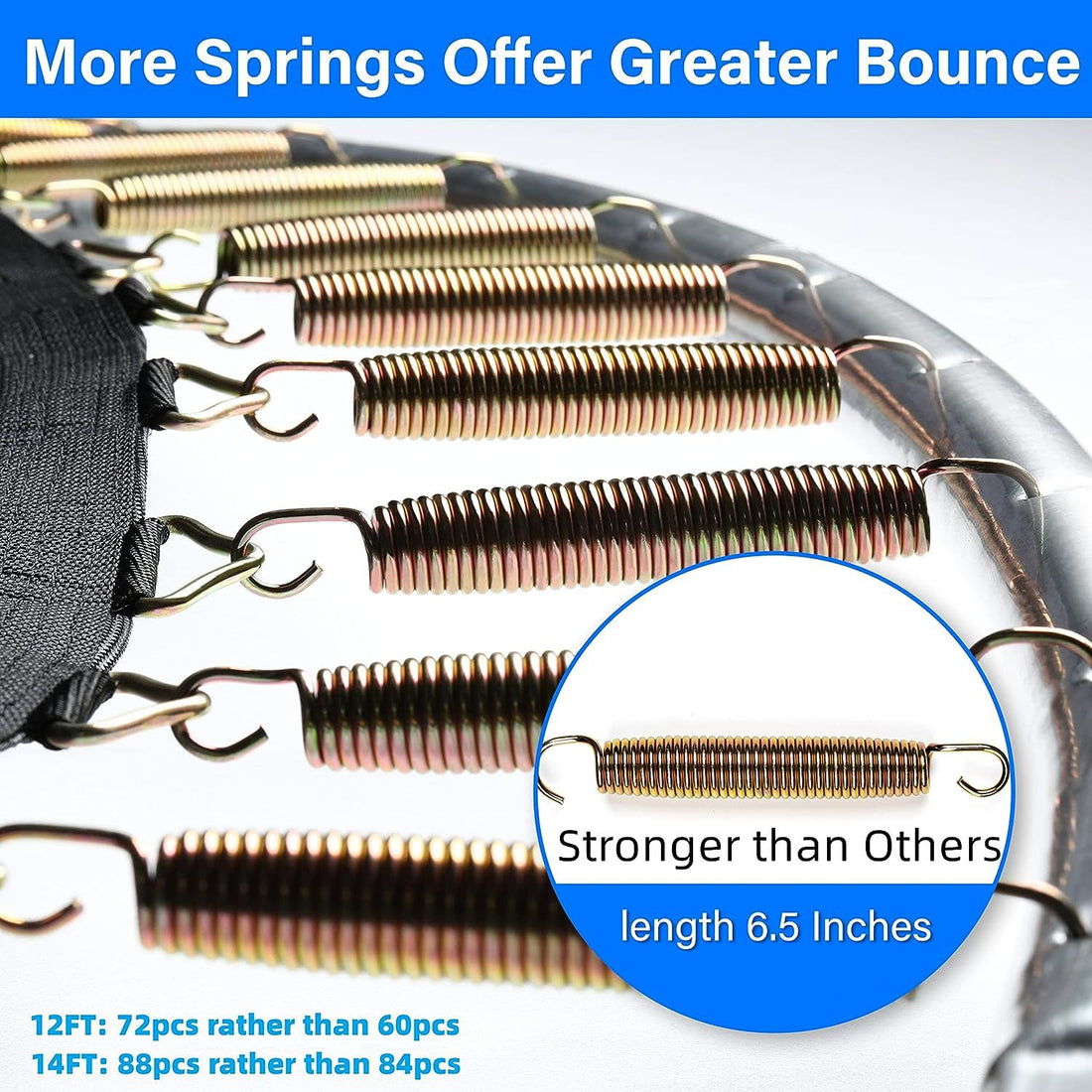 14FT Kids Trampoline with Accessories - Black