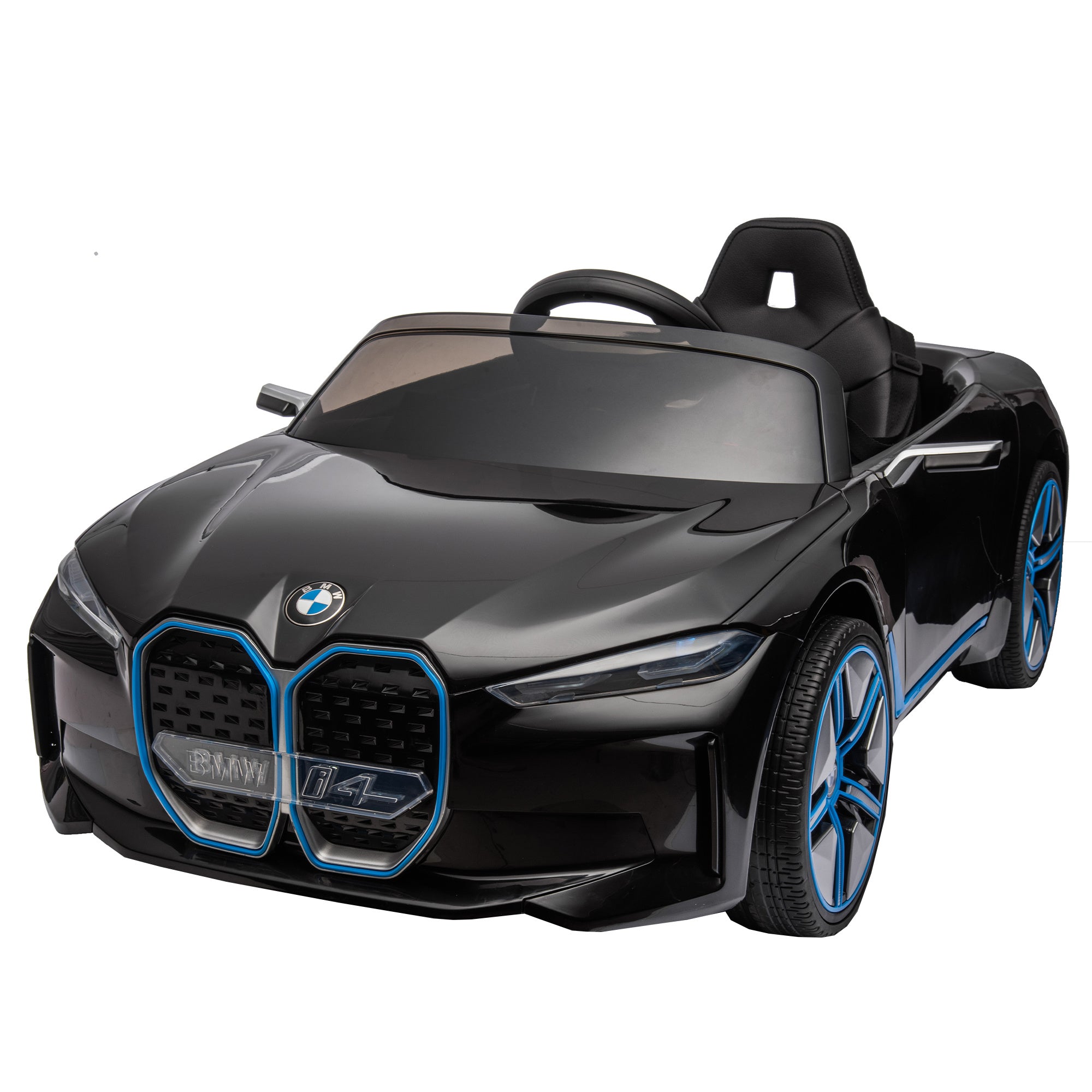 BMW I4 12V Kids Ride-On Car with Remote Control (black)