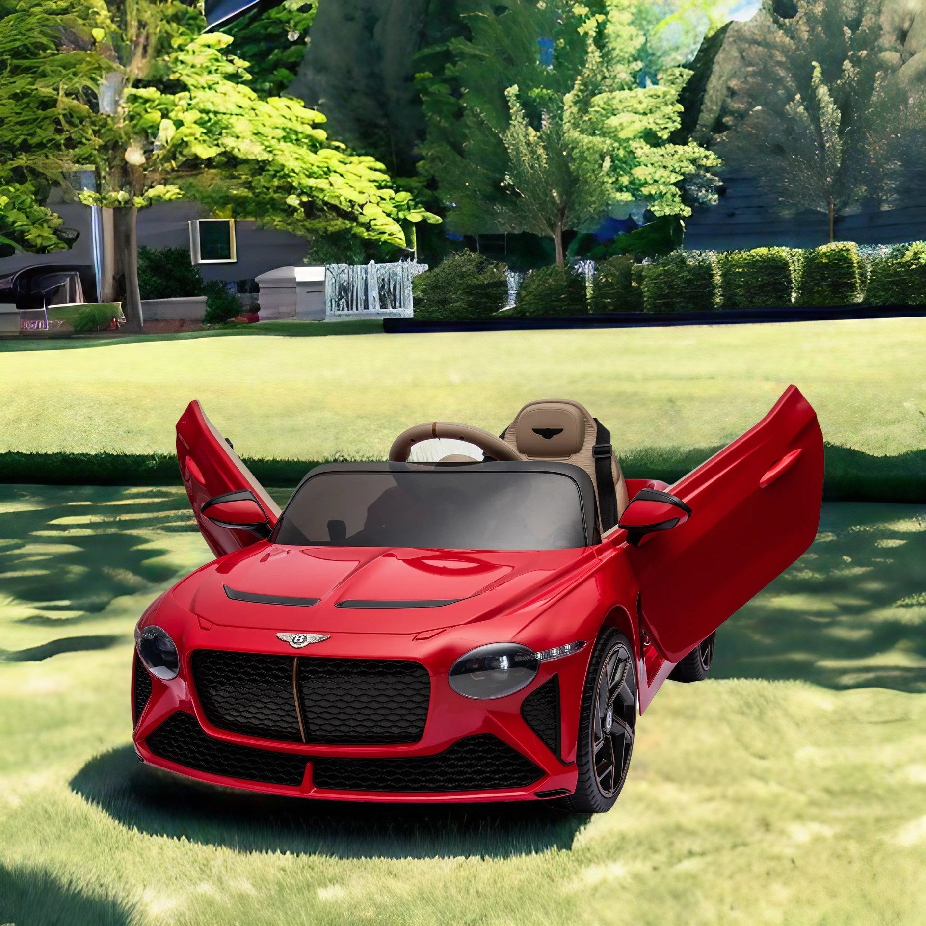 Bentley Mulsanne 12V 7A Kids Ride-On Car with Remote Control (red)