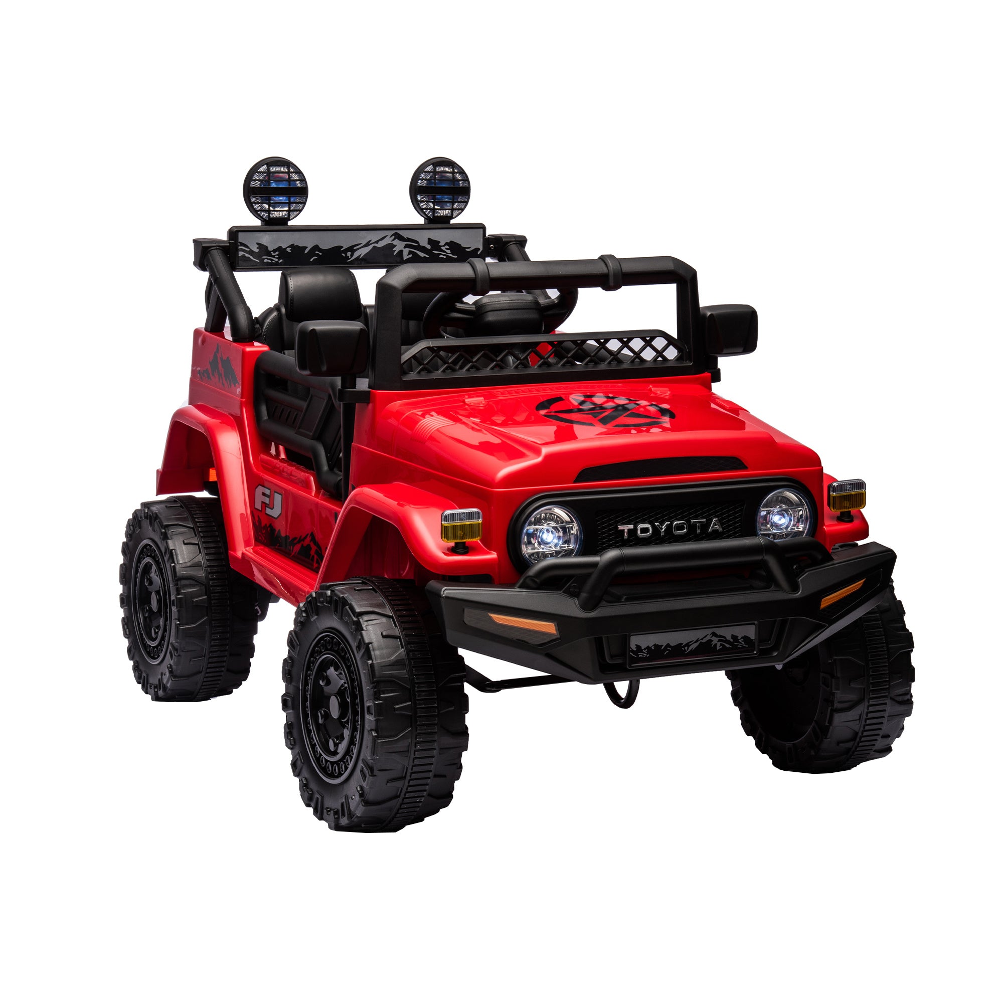 Toyota FJ Cruiser 12V Kids Ride-On Car with Remote Control