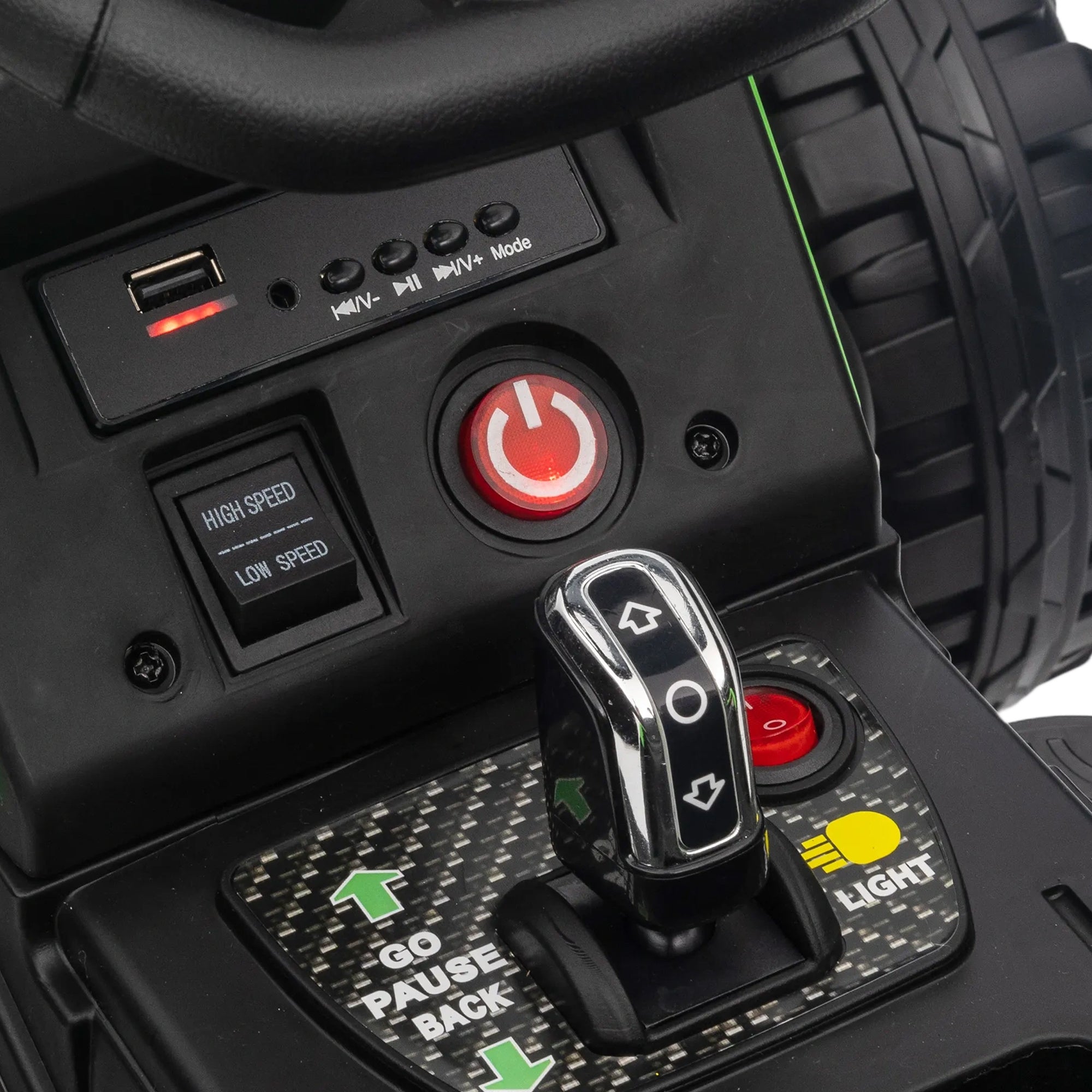 12V Ride-On Tractor with Trailer