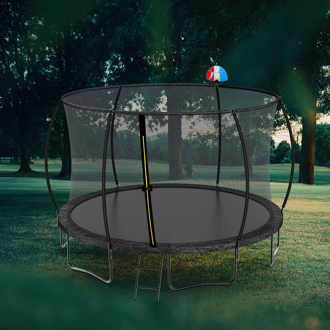 14FT Trampoline with Backboard