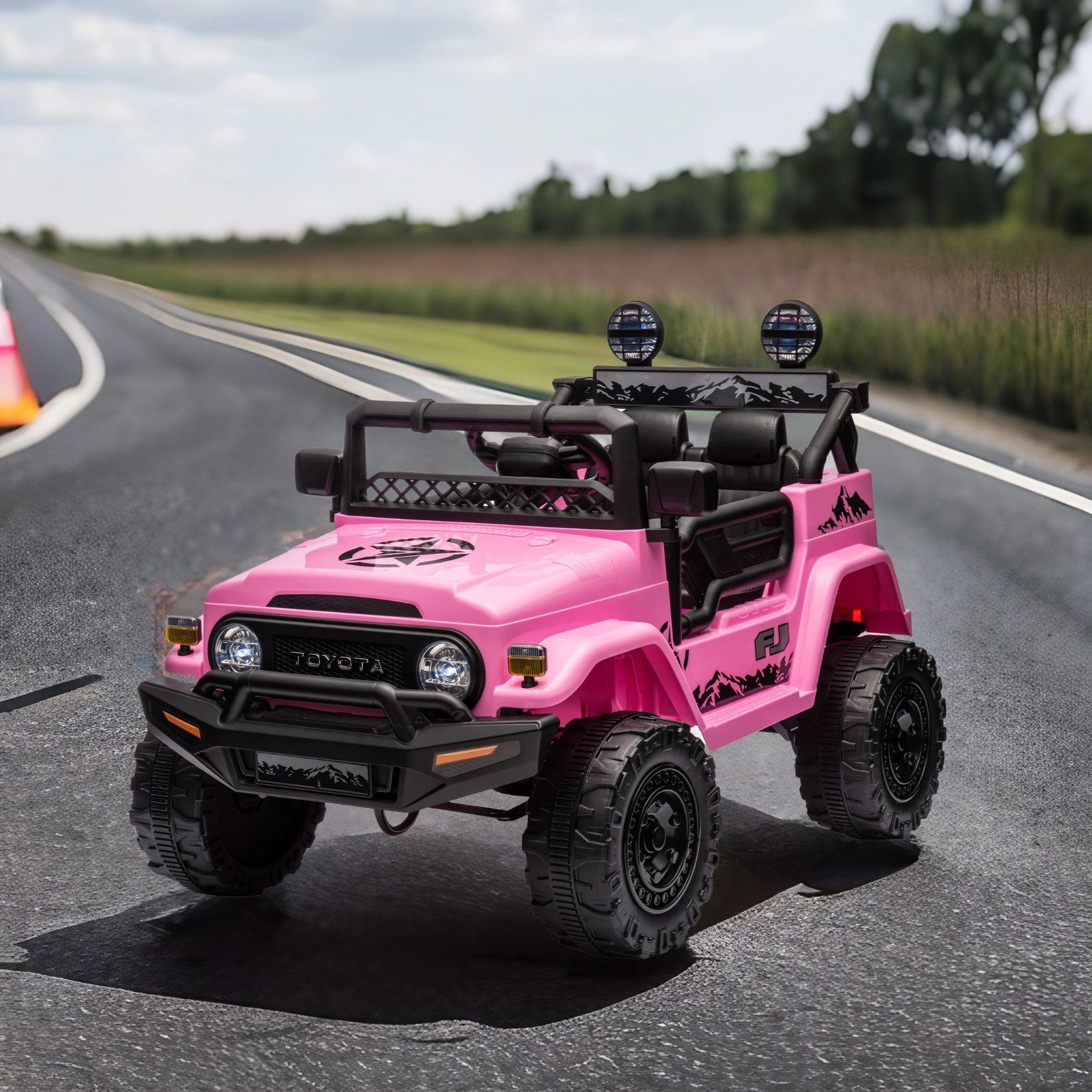 Toyota FJ Cruiser 12V Kids Ride-On Car with Remote Control