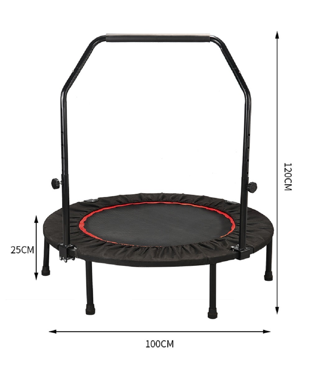 Folding Trampoline with Handlebar