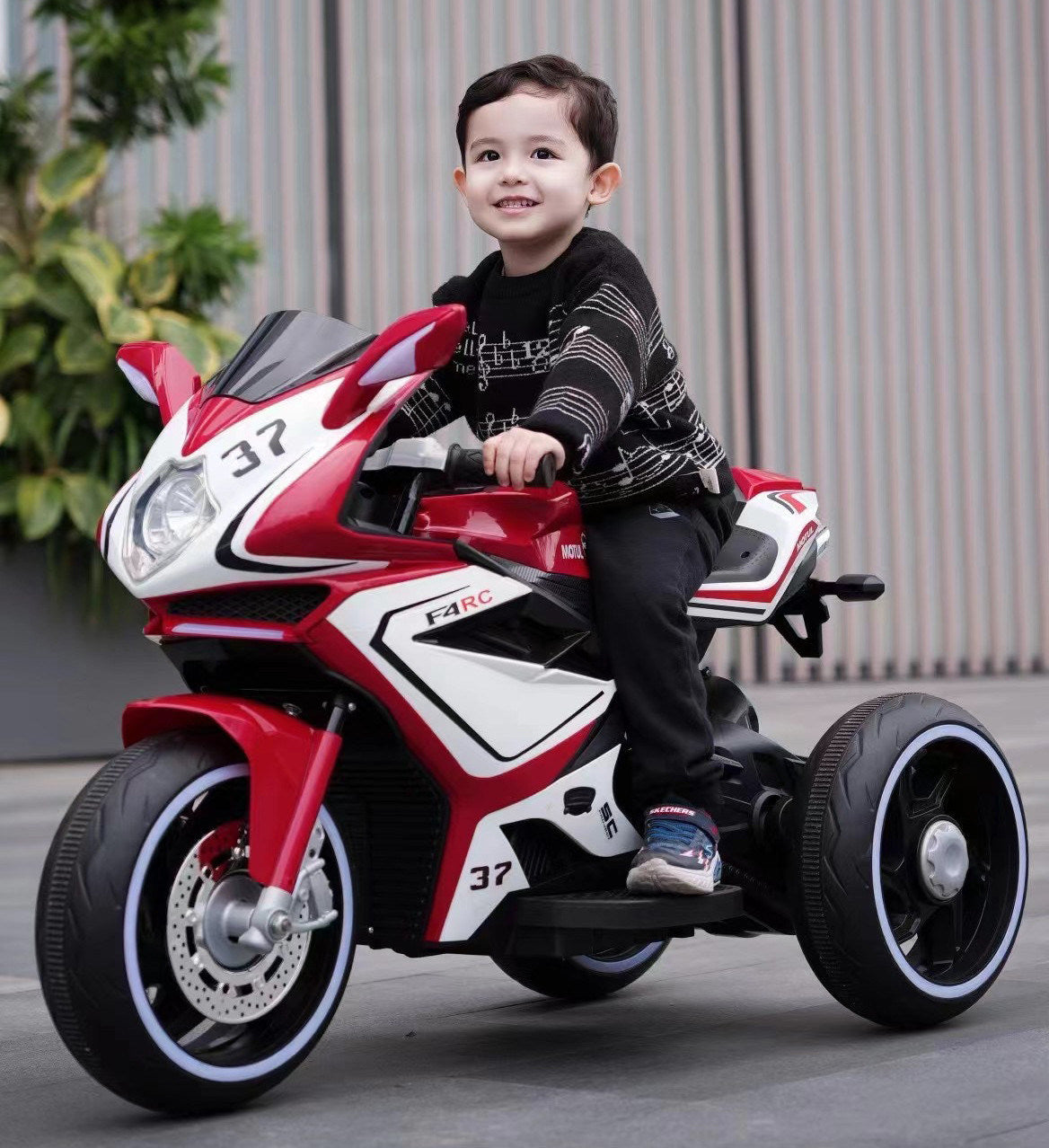 Red 6V Kids Electric Motorcycle
