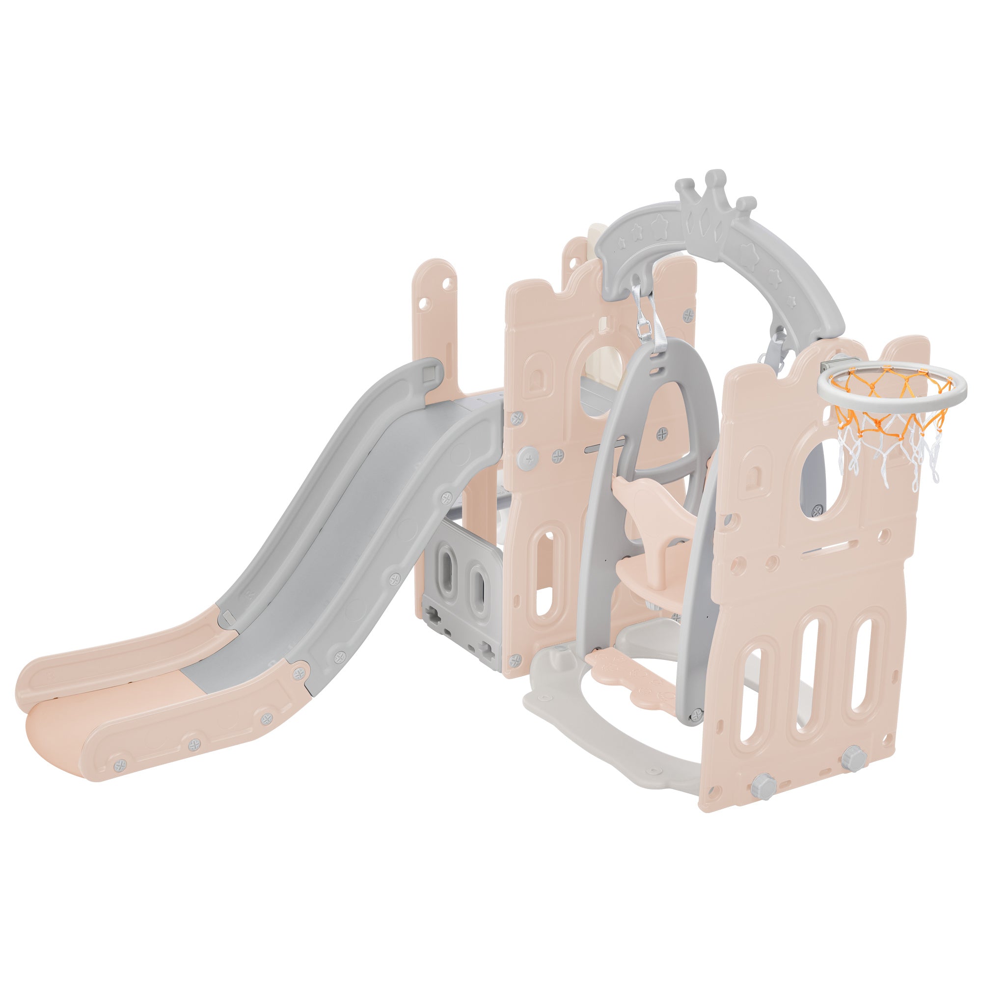 5-in-1 Toddler Slide and Swing Set