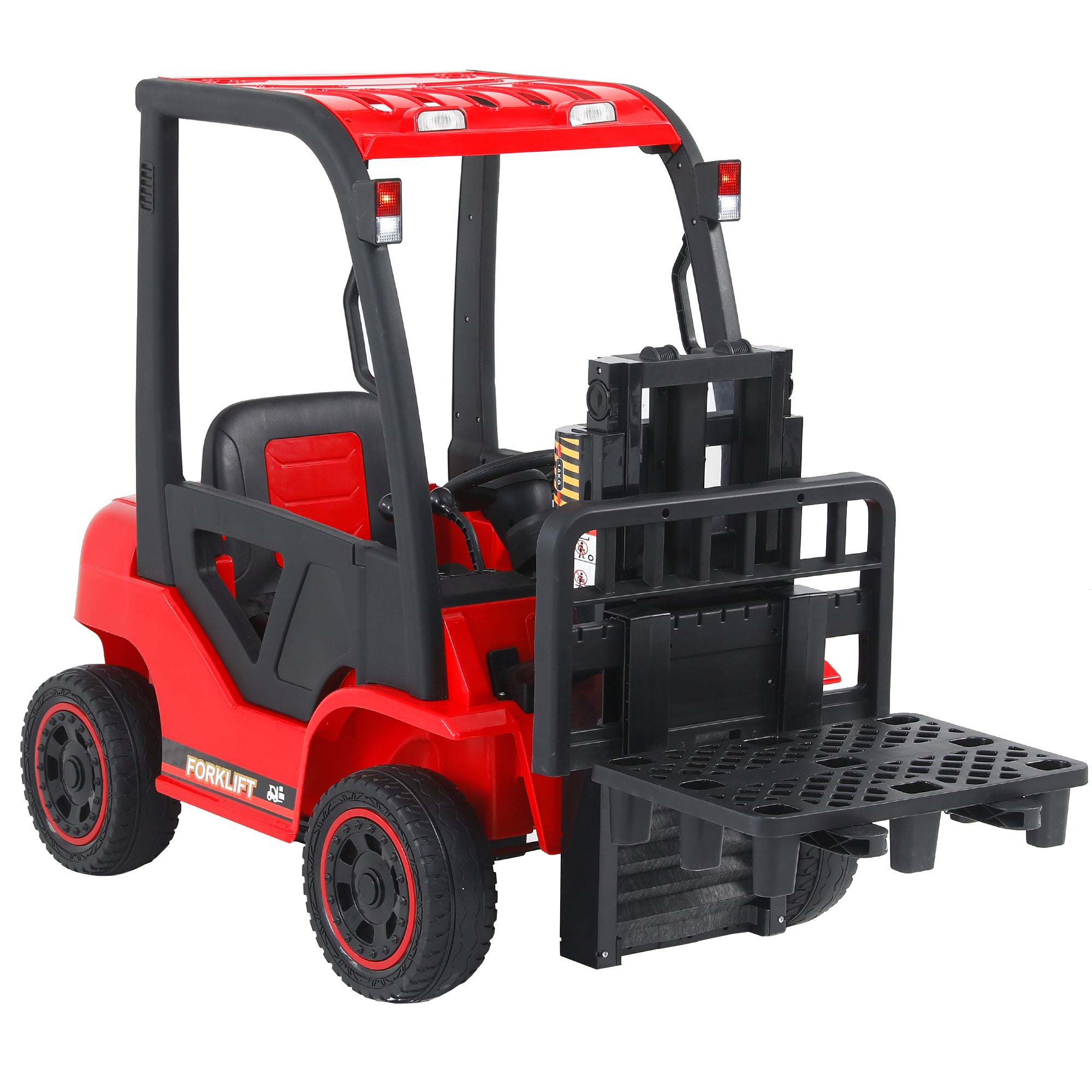12V7A Electric Forklift Ride-On Car for Kids with Remote Control