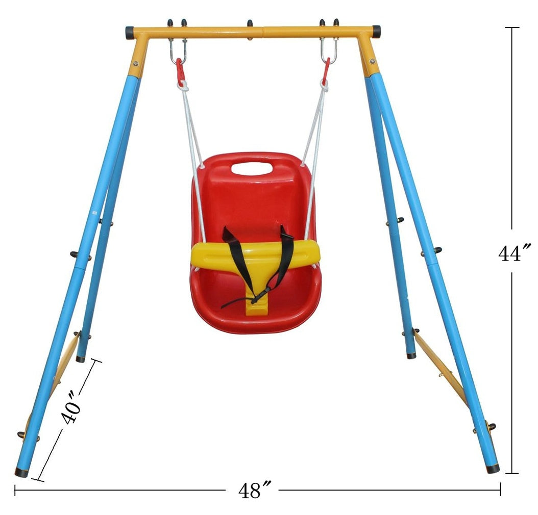 Metal Swing Set for Toddlers