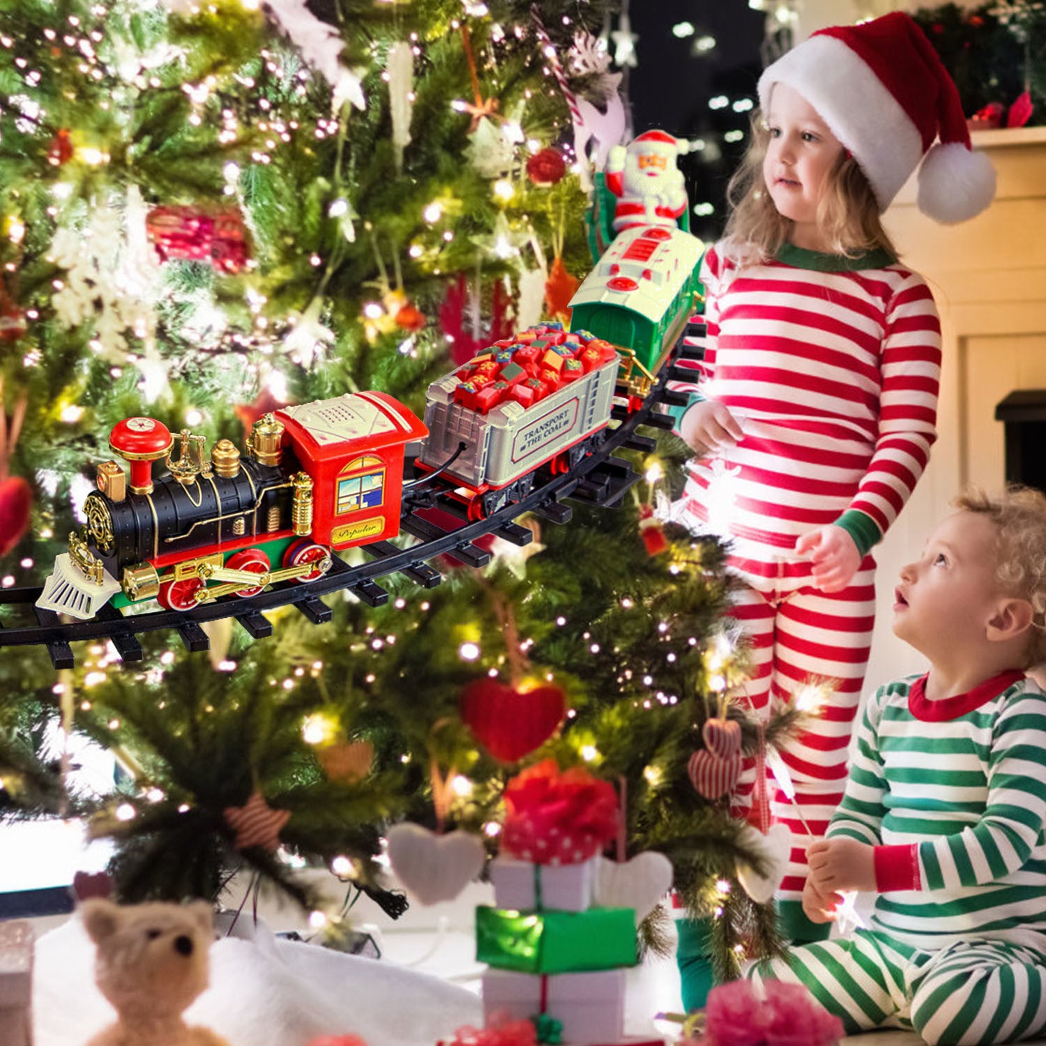 Xmas Steam Train Set for Kids