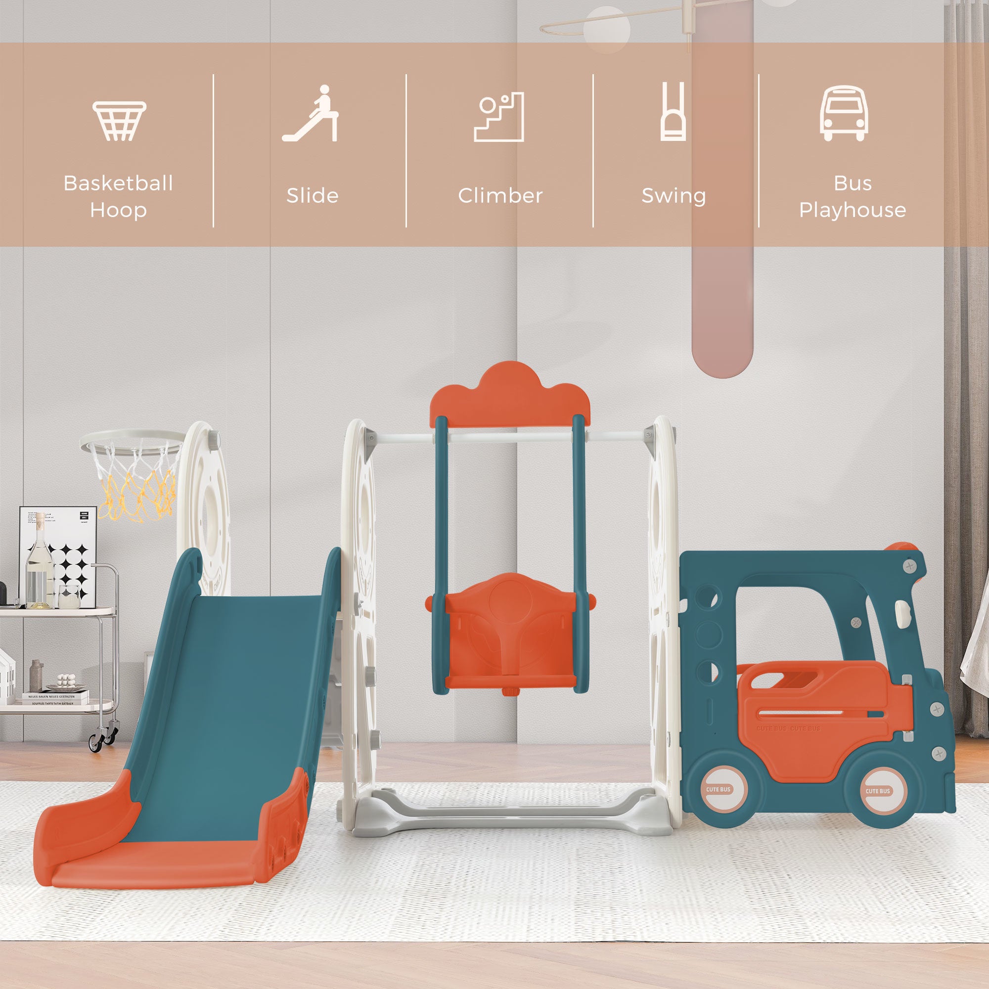 Red Bus Play Structure