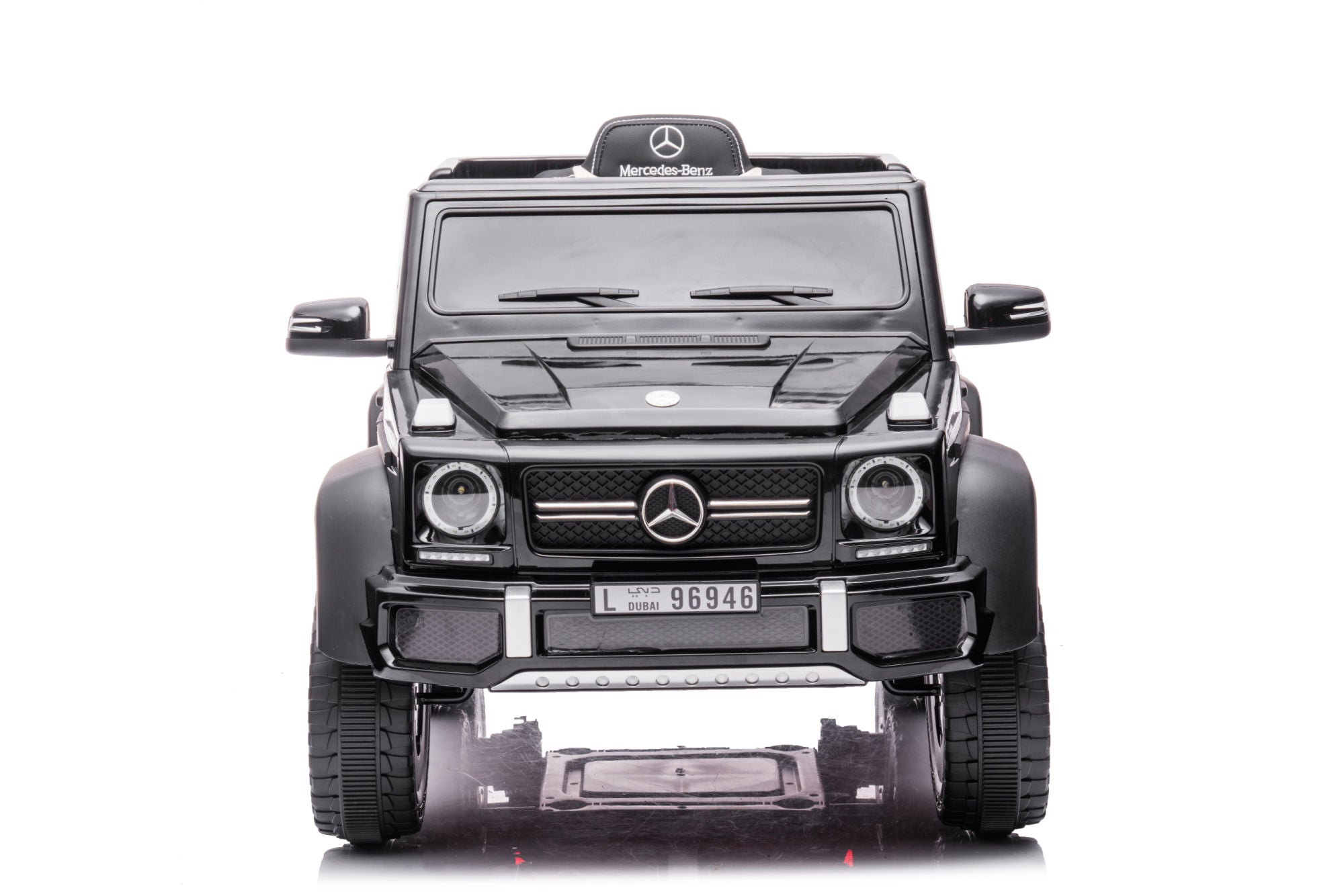 Mercedes-Benz 6-Wheel Electric Kids Ride-On Car with Remote Control (black)