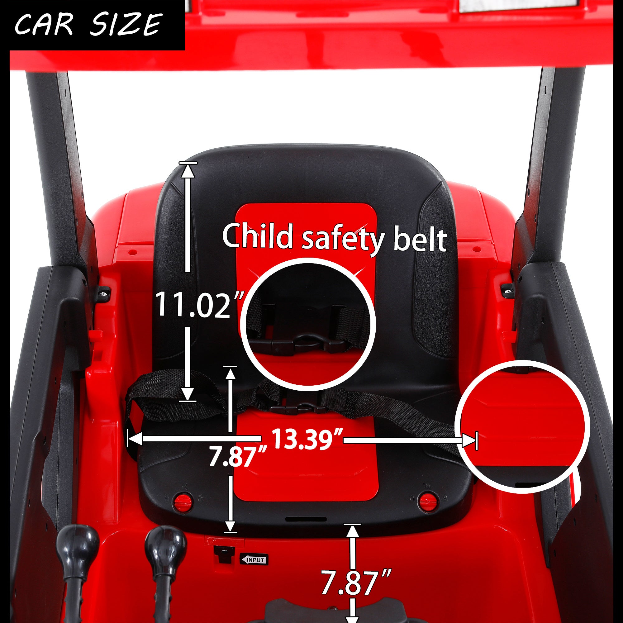 12V7A Electric Forklift Ride-On Car for Kids with Remote Control