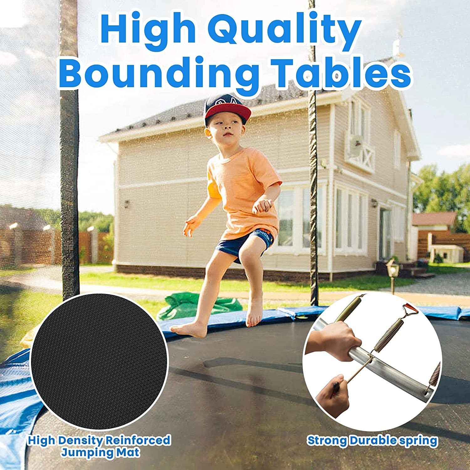 8FT Trampoline Combo with Safety