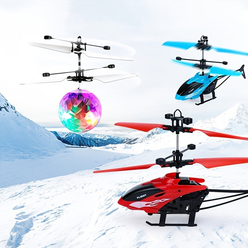 Light-Up Flying Helicopter Toy