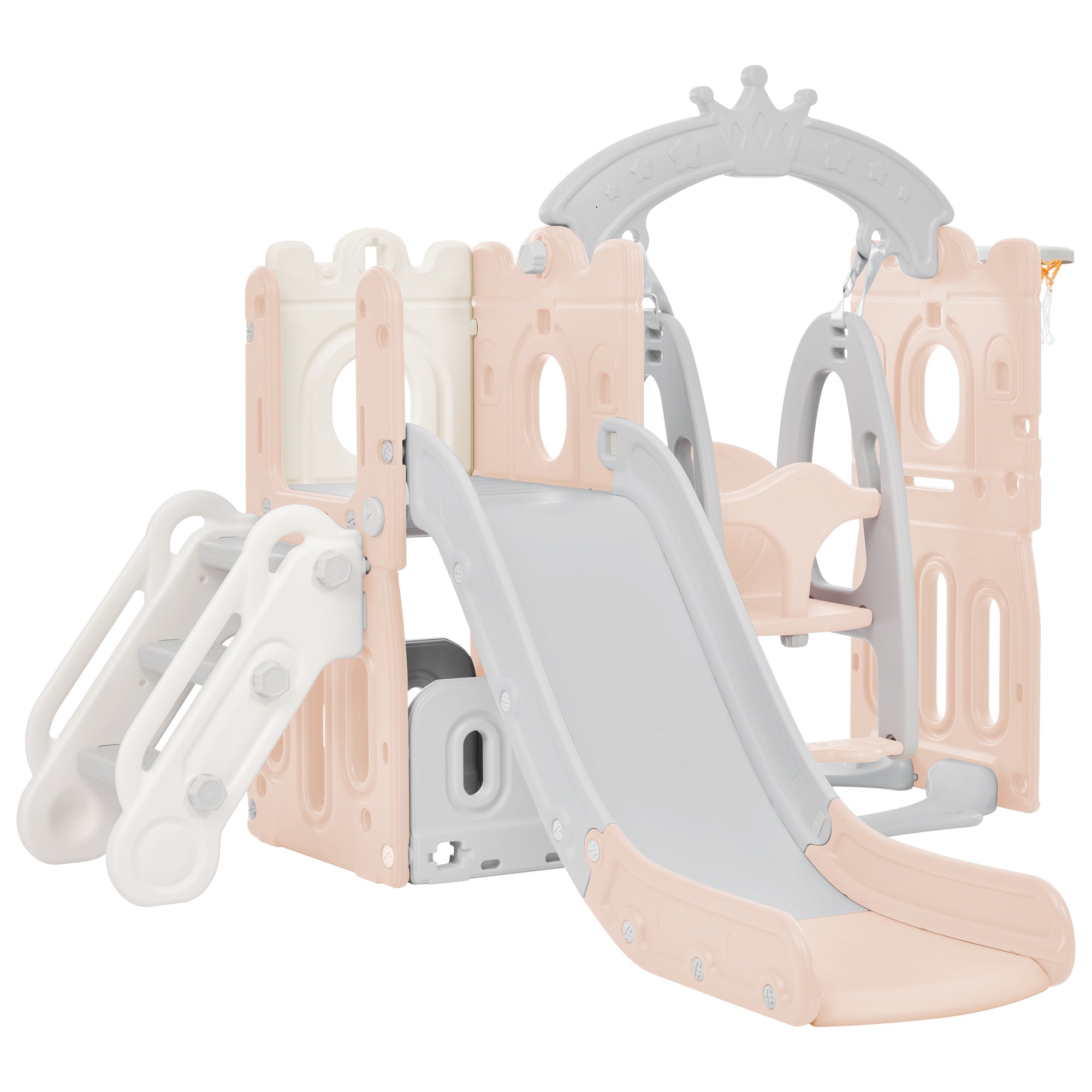 5-in-1 Toddler Slide and Swing Set