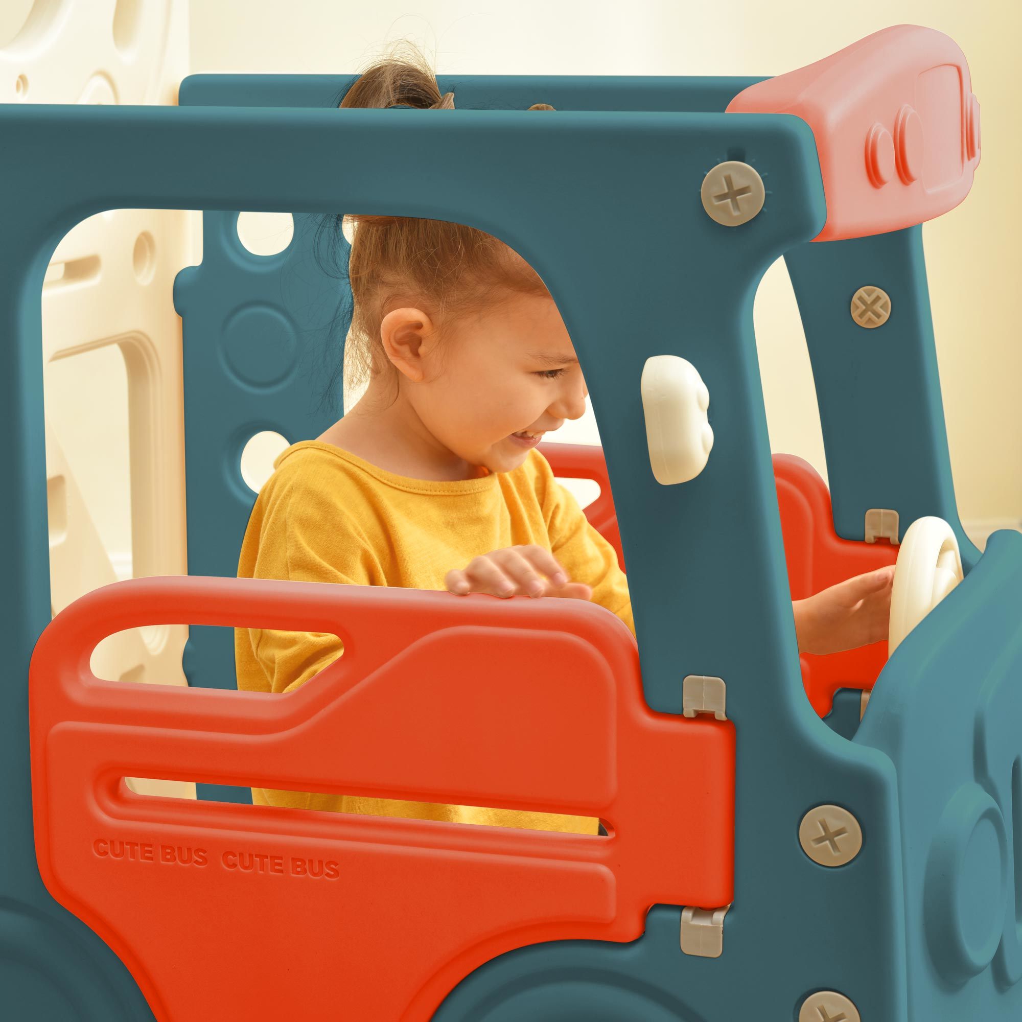 Red Bus Play Structure