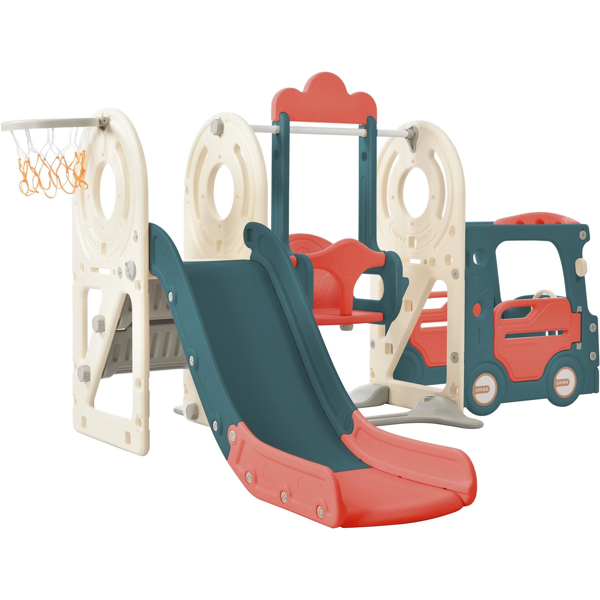 Red Bus Play Structure