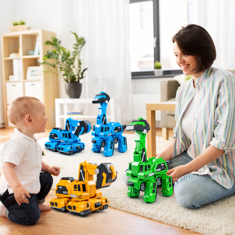 Transforming Dino-Excavator Toy